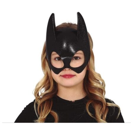 Maska Black Bat dětská PVC zepředu