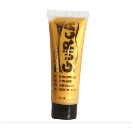 Zlatý make-up v tubě - pohled zepředu