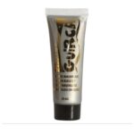 Stříbrný make-up v tubě - pohled zepředu
