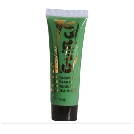 Tmavě-zelený make-up krém, tuba 20ml - pohled zepředu