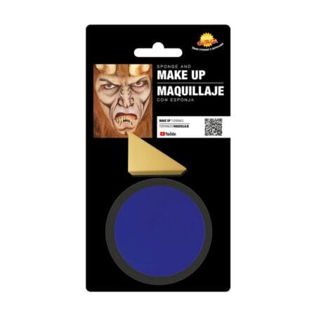 Námořnicky modrá make-up s houbičkou