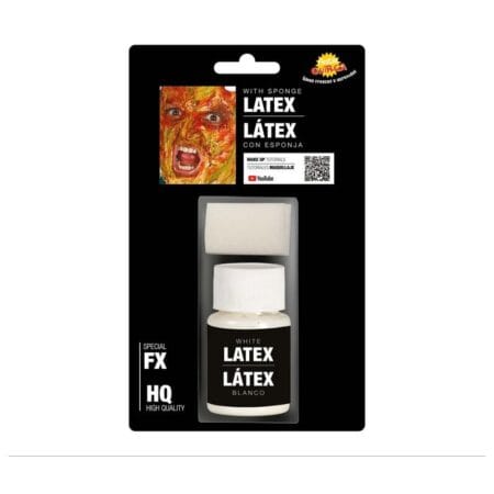 Bílý latex s houbičkou 26GR - pohled zepředu