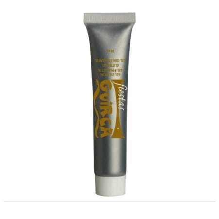 Stříbrný make-up na vodní bázi tuba - pohled zepředu
