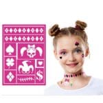 Harley Quinn šablona na dětský make-up