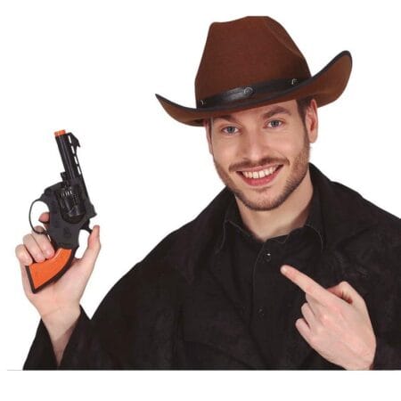 Imitace pistole – Přední pohled na revolver 25 cm