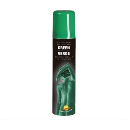 Pohled zepředu na zelený tělový sprej 75 ml