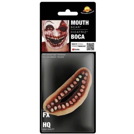 Krvavá ústa zombie