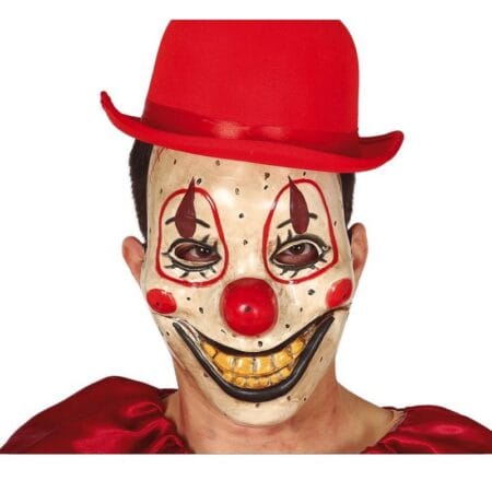 Horror Clown Mask PVC zepředu