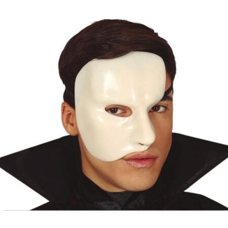 Pohled zepředu na masku půl ducha