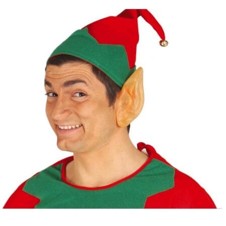 Pohled zepředu na latexové pixie uši
