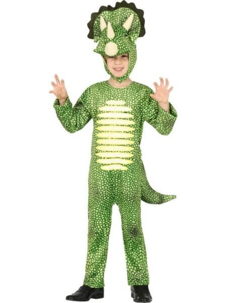 Dětský kostým Triceratops zepředu