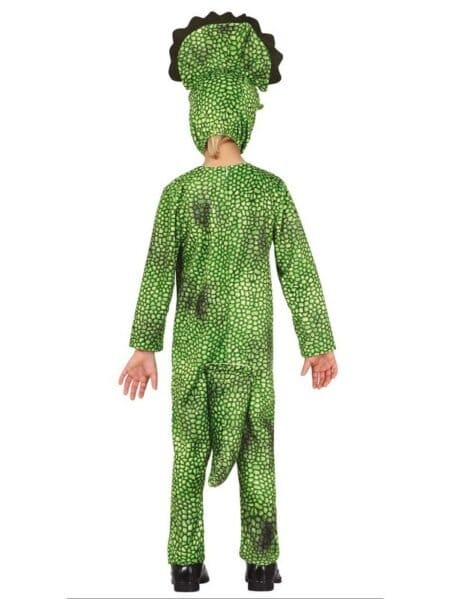 Dětský kostým Triceratops zezadu