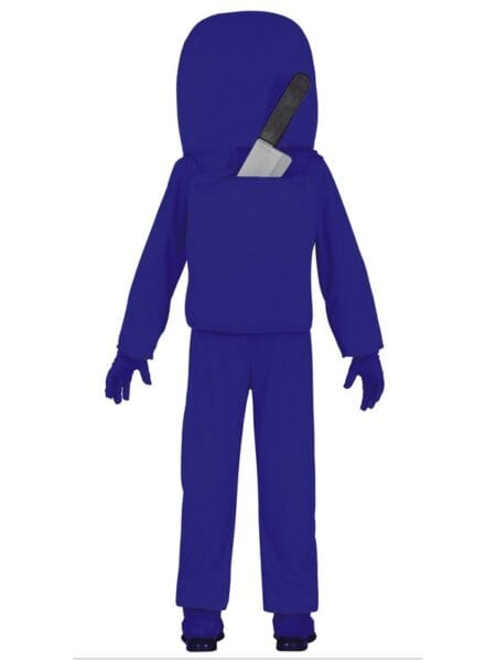 Dětský kostým Modrý Astronaut zezadu