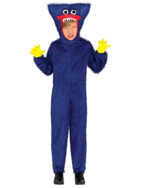 Dětský kostým Huggy Wuggy zepředu