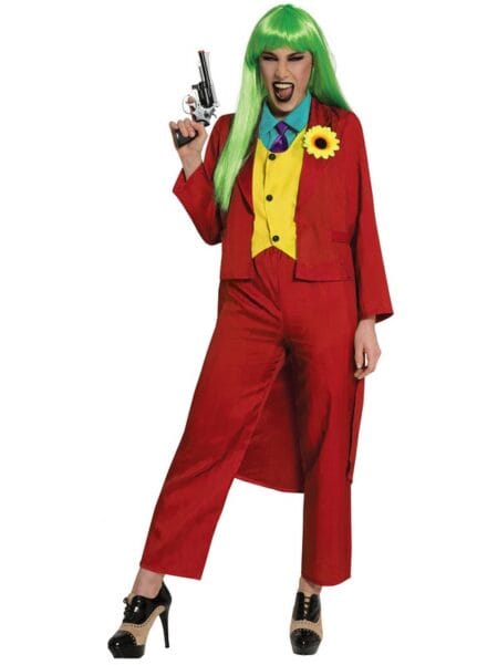Karnevalový kostým Paní Smile (Joker) - přední pohled