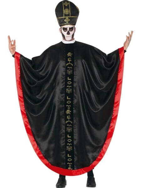 Pohled zepředu na Karnevalový kostým Satan Kardinál
