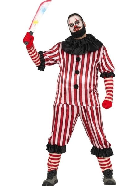 Pohled zepředu na Karnevalový kostým Devil Klaun