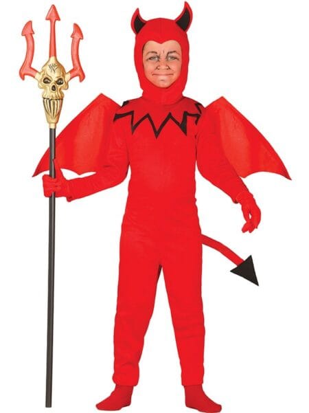 Pohled zepředu na Dětský Kostým Čerta