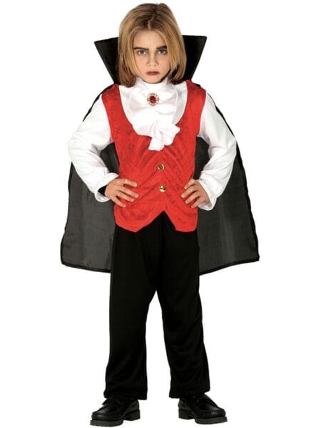 Dětský kostým Graf Dracula zepředu