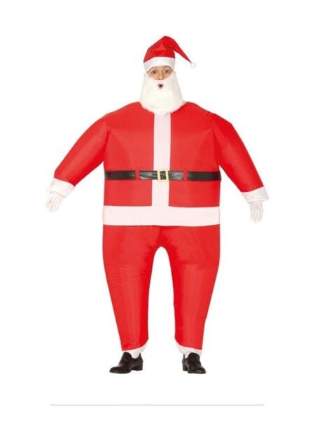Nafukovací kostým Santa Claus pro dospělé