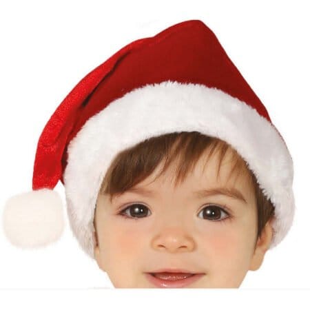 Růžový kostým Santa pro miminko s čepicí
